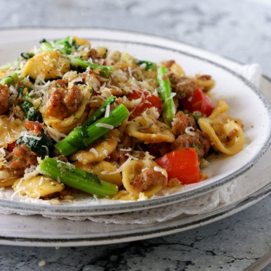 Orecchiette with Rapini and Sausage