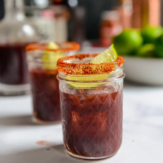 Blackberry Jalapeño Margaritas