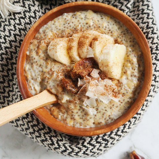 Sticky Date Chia Porridge