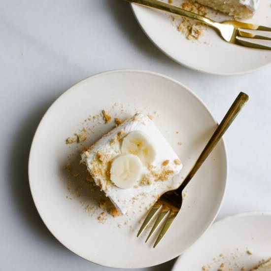 Banana Cream Pie Cake