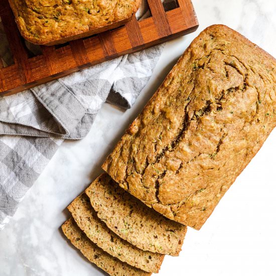 Lightened Up Zucchini Bread