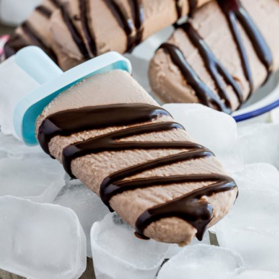 Chocolate Banana Milk Shake Ice Pop