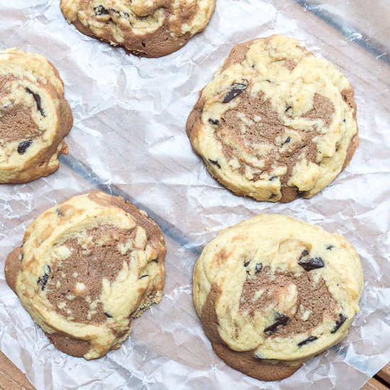 Chocolate Peanut Butter Brookies