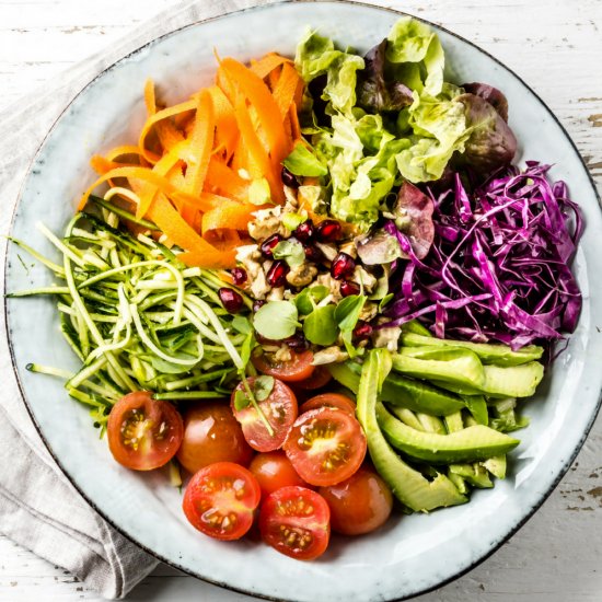 Rainbow Power Salad