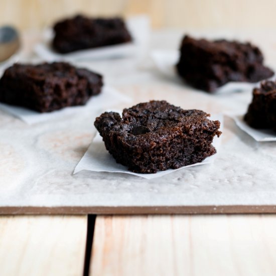 Eggless Coconut Flour Brownies