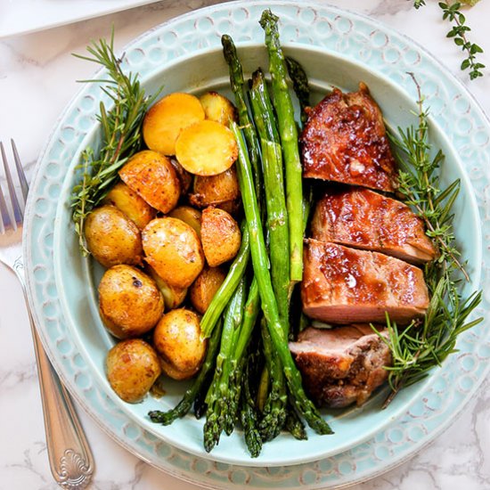 Skillet Maple Dijon Pork Tenderloin