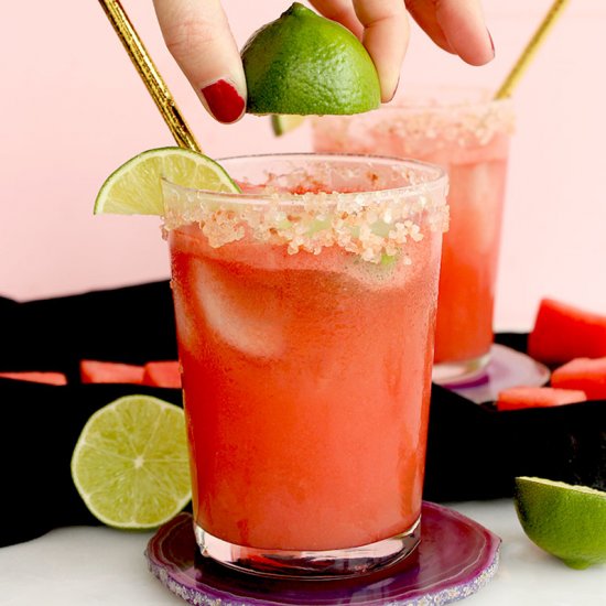 3-Ingredient Watermelon Margaritas