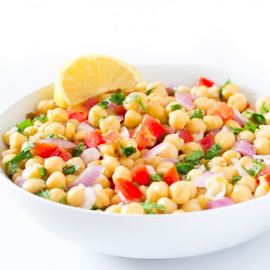 Chana Chaat (Indian Chickpea Salad)