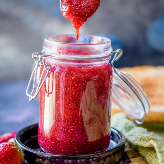 Instant Pot Strawberry Chia Jam