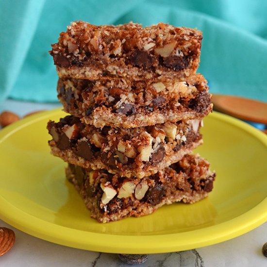 Almond, Coconut & Chocolate Bars