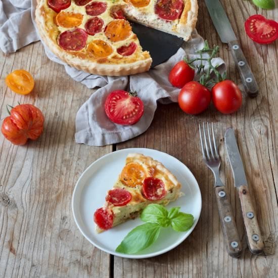 tomato quiche