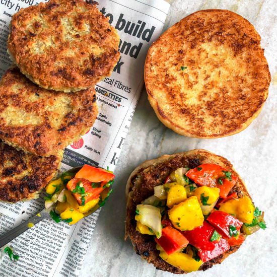 Veggie Chickpea Burgers