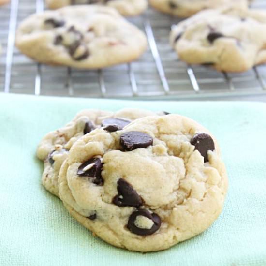 Coconut Oil Chocolate Chip Cookies