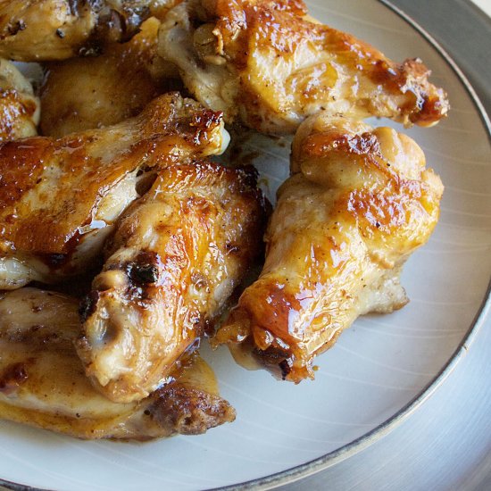 Garlic Ginger Chicken Wings