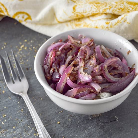 Perfectly Roasted Red Onion