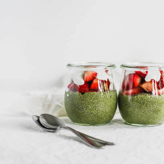 Matcha Chia Parfaits