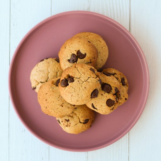 Spelt Chocolate Chip Cookies