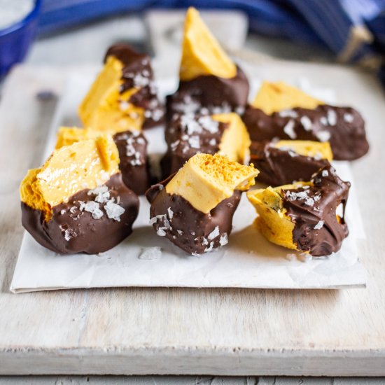 Homemade Honeycomb Candy