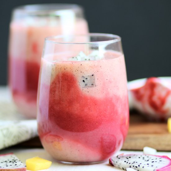 Mango Dragon Fruit Smoothie