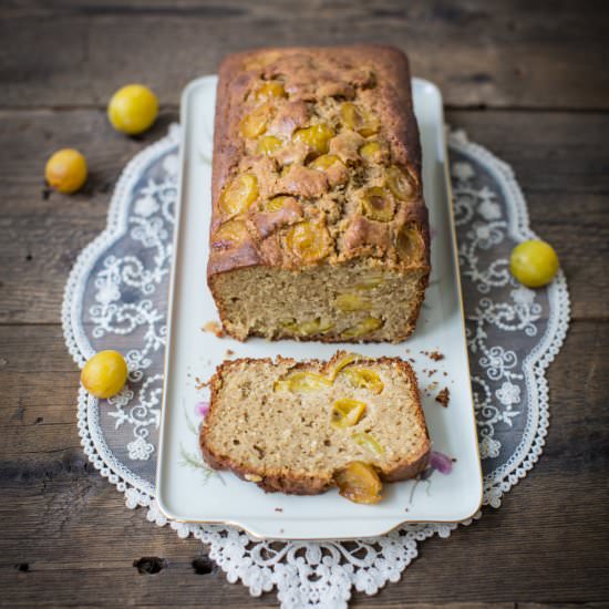 Mirabelle Coconut Loaf Cake