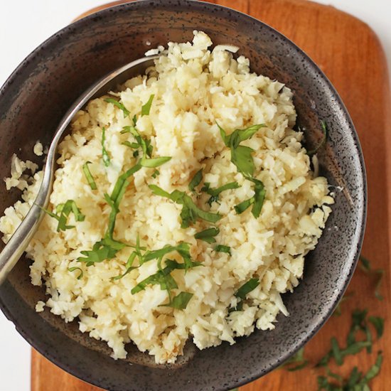 Easy Cauliflower Rice