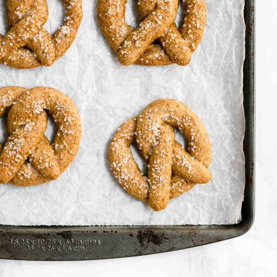 Healthy Mini Soft Pretzels