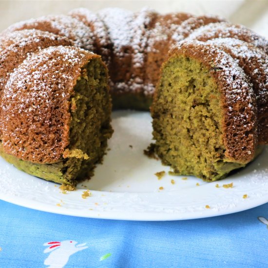 Matcha Bundt Cake