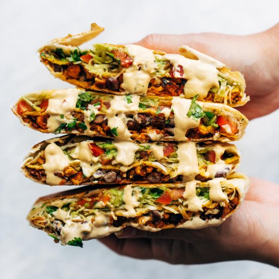 Vegan Crunchwrap Supreme