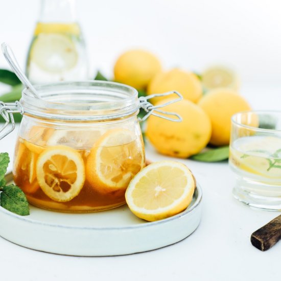 Homemade Honey Lemon Preserve