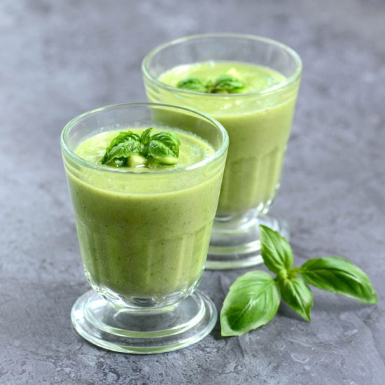 Cucumber and Avocado Gazpacho