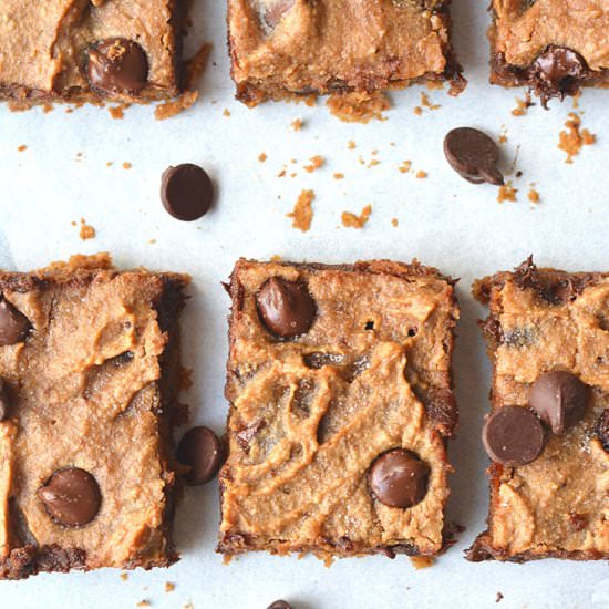 Healthy Peanut Butter Choc Blondes