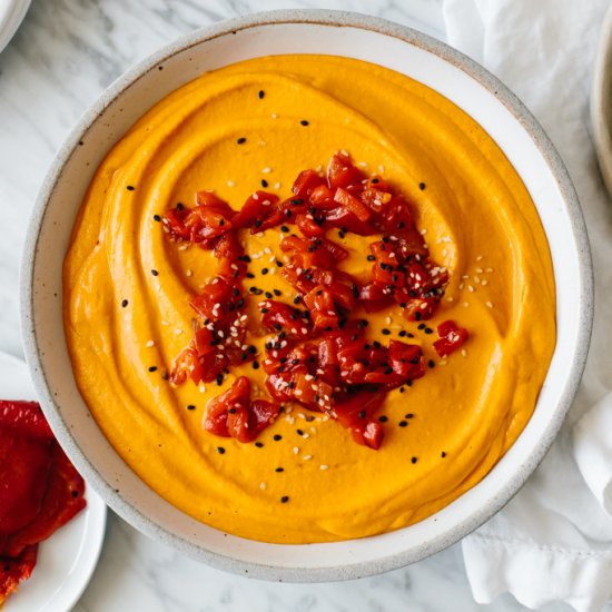 Roasted Red Pepper Hummus