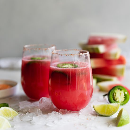 Spicy Tequila Watermelon Punch