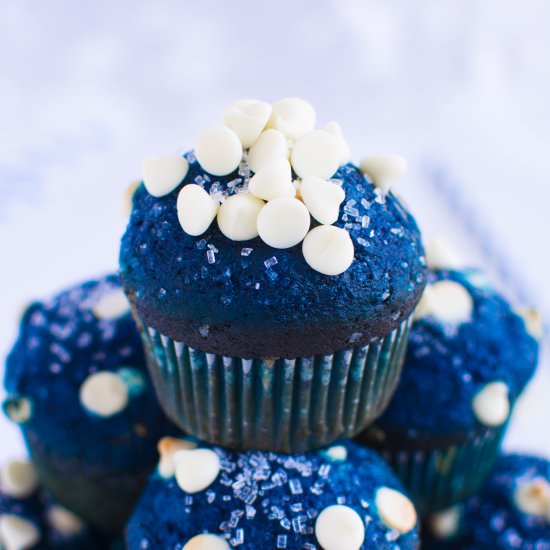 Blue Velvet Muffins