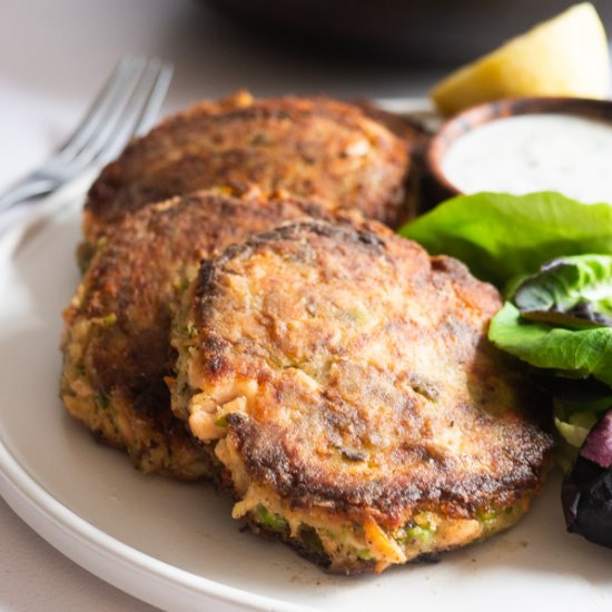 Pea and Salmon Fishcakes