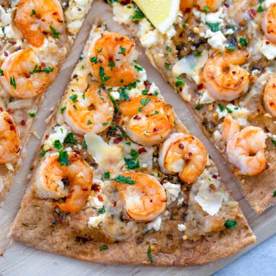 Shrimp Scampi Pizza