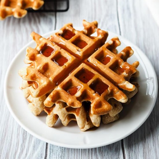 Eggless Waffles