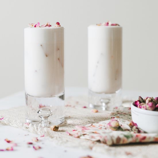 Rose Water Ramos Gin Fizz