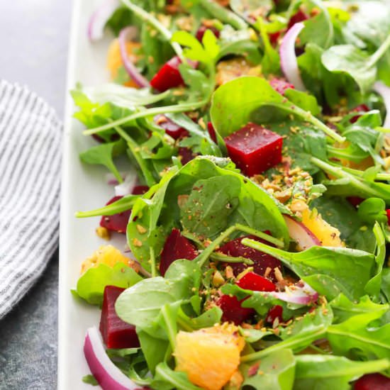 Autumn Beet Orange Salad