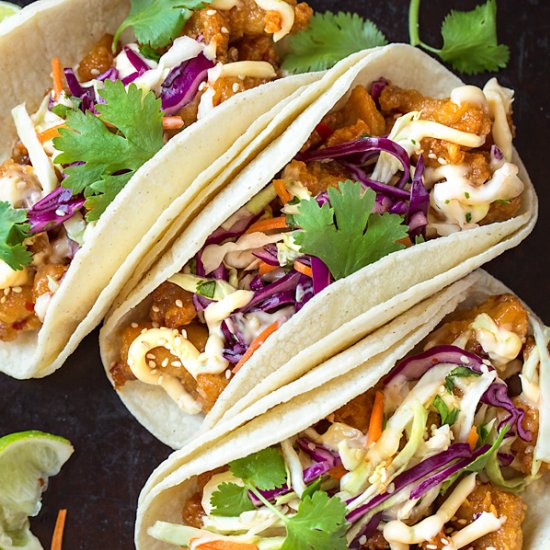 General Tso’s Chicken Tacos