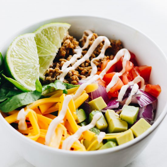 Clean Eating Taco Bowls