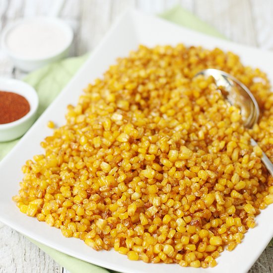 Roasting Frozen Corn in the Oven