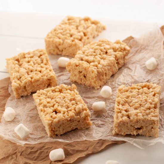 Salted Caramel Rice Krispies