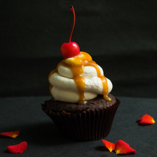 Salted Caramel Mocha Cupcakes