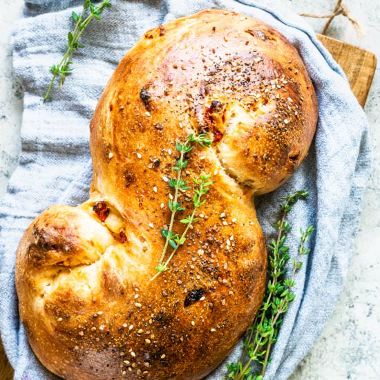 Sun-dried tomato Fontina Sourdough