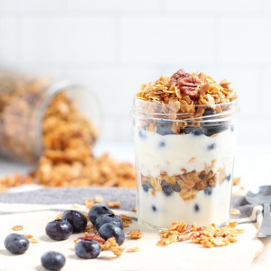 Vegan Maple Pecan Granola