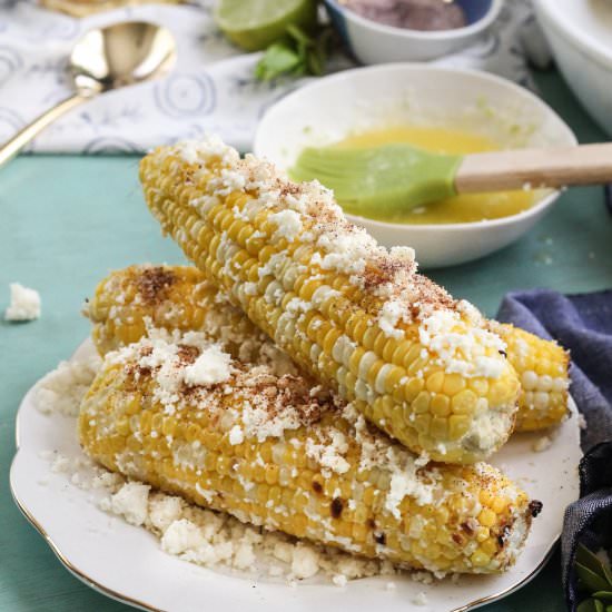 Grilled Mexican Street Corn