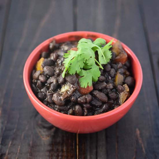 Cuban-style black beans