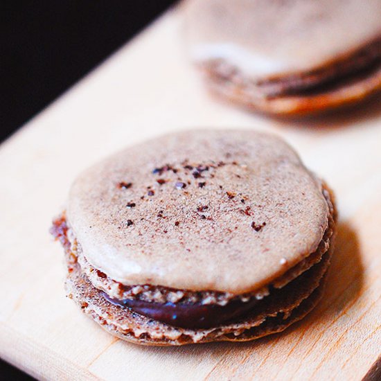 Mocha macarons