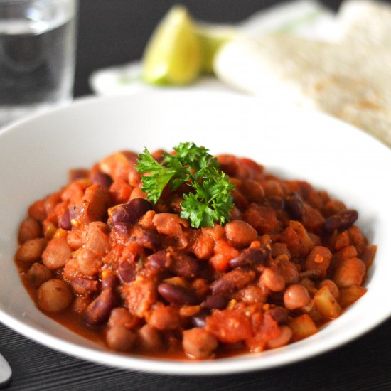 Mixed Bean Chilli